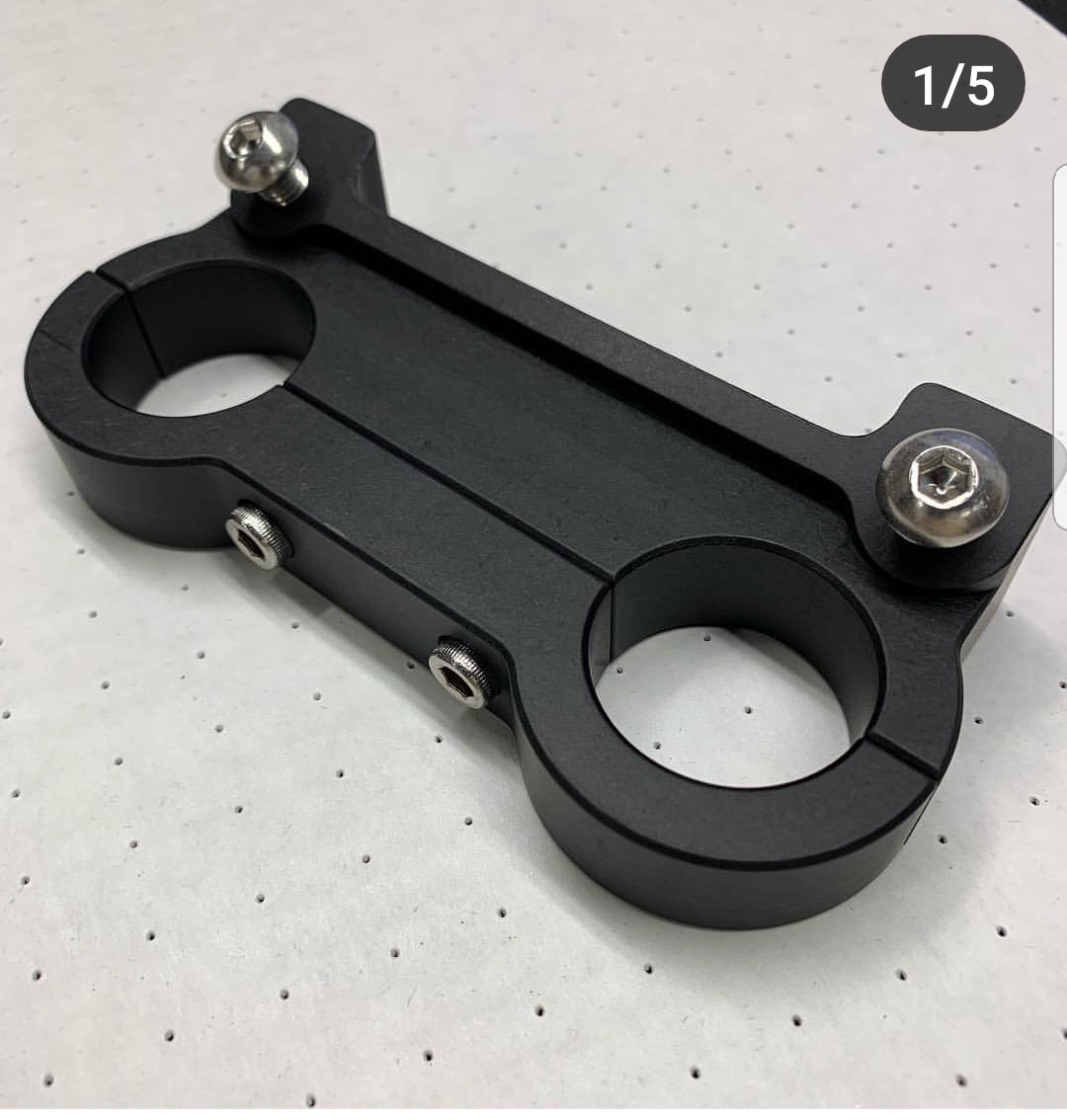 ANGLED BILLET GAUGE BRACKET