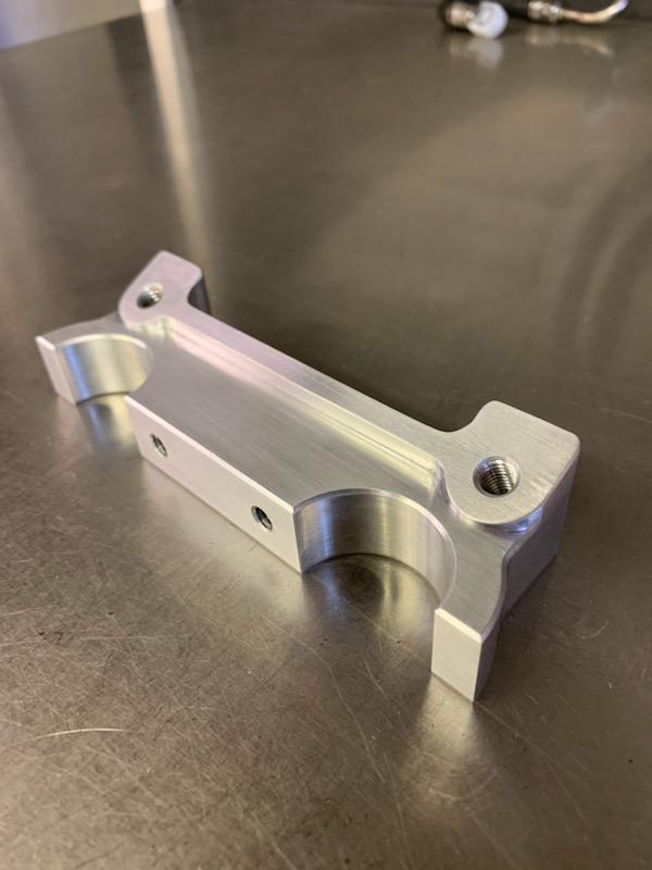 ANGLED BILLET GAUGE BRACKET